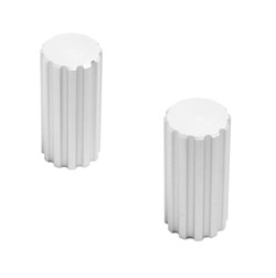 Ручка-кнопка мебельная StahlBuro Knob AP2315, W матовый белый хром, за шт. 90119