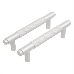 Ручка-скоба мебельная StahlBuro AP2309-96, 96мм, W матовый белый хром, за шт. 91641