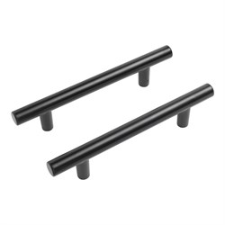 Ручка-скоба мебельная StahlBuro A8925-96, 96мм, BL матовый черный, за шт. 90132