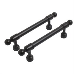 Ручка-скоба мебельная StahlBuro AP2306-96, 96мм, BL матовый черный, за шт. 90133