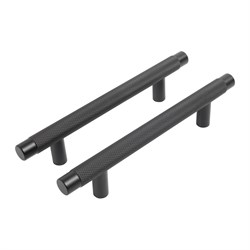 Ручка-скоба мебельная StahlBuro AP2308-96, 96мм, BL матовый черный, за шт. 90397