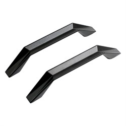 Ручка-скоба мебельная StahlBuro A109-96, 96мм, BL матовый черный, за шт. 90401