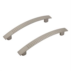 Ручка-скоба мебельная StahlBuro А345-96, 96мм, сатин, за шт. 91575