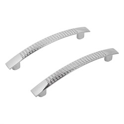 Ручка-скоба мебельная StahlBuro А345-96, 96мм, хром, за шт. 91576