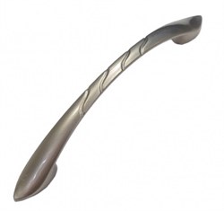 Ручка-скоба мебельная РС 2427, 96мм, хром/матовый хром 91657