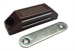 Магнит мебельный большой 00237, 72x22x13мм, коричневый 38044