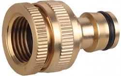 Адаптер GRINDA PROLine BI-U, 1/2-3/4", штуцерный, с внутренней резьбой, латунный 22427