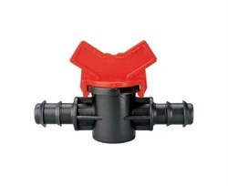 Кран проходной SILO для шланга, 16x16мм, пластиковый 51906