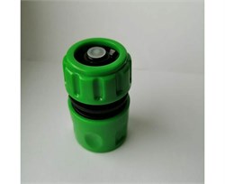 Муфта соединительная быстросъемная SILO 3/4", с аквастопом, пластиковая 81187