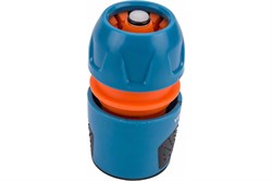 Соединитель быстросъёмный для шланга GRINDA PROLine TU-А, 1/2"-3/4", универсальный, с аквастопом, пластиковый 9665