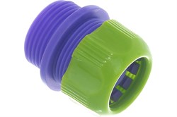 Соединитель для шланга PALISAD, 1/2", с внешней резьбой 3/4", пластиковый 3138