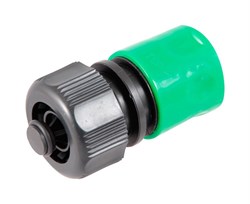 Соединитель быстросъёмный для шланга PARK HL132, 5/8", с аквастопом, пластиковый 68219