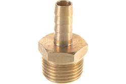Штуцер для шланга, 3/4", с внешней резьбой 18мм, латунный 27209