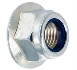 Гайка самоконтрящаяся М16, с фланцем, оцинкованная сталь 86482