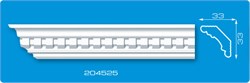 Плинтус потолочный Формат 204525, 33x33x2000мм, пенополистирол, белый 17676