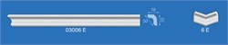 Угловой элемент Экструзия Формат 6Е для плинтуса потолочного 03006Е, 18x22x30мм, пенополистирол, белый, набор 4шт. 29632