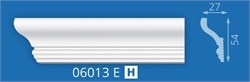 Плинтус потолочный Экструзия Формат 06013Е, 54x27ммx2м, пенополистирол, белый 47915