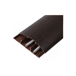 Наличник с кабель-каналом ИДЕАЛ КК, 70мм, 2.2м, ПВХ, венге 27328