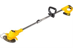 Триммер аккумуляторный HUTER GET-20M-2Li, 20В, ширина скашивания 15см, 2 АКБ, 2Ач 91961