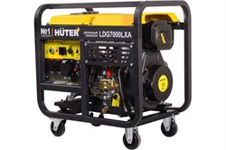 Электрогенератор HUTER LDG 7000LXА дизельный, 5500Вт, с электростартером 92063