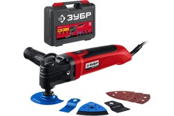 Реноватор ЗУБР МФИ-400-КН, 400Вт, с набором насадок, в кейсе 84645