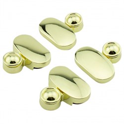 Крепёж для зеркал/зеркалодержатель Ракушка KL-2005, золото, набор 4шт. 39516