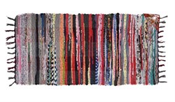 Коврик напольный хлопковый, 55x110см, микс 18500