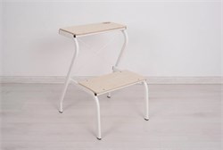 Стремянка (табурет) Конек ЗМИ ТС277Б, г/п до 120кг, высота 56см, сиденье 45x42см, белый 79655