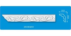 Плинтус потолочный Формат 203023, 22x22x2000мм, пенополистирол, белый 19950