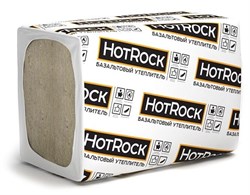 Утеплитель минеральная вата HOTROCK Блок, 100х600х1200м, 2.88м2, 4 плиты в упаковке 91222