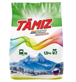 Порошок стиральный TAMIZ Universal для машины автомат, 1.5кг 12985
