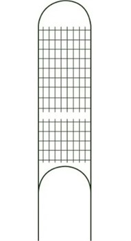 Шпалера садовая Green Line Решетка мелкая, 2.22x0.5м, разборная, металлическая, зеленая 34200