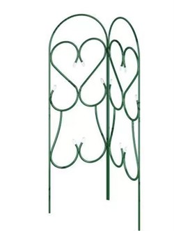 Шпалера садовая Green Line угловая малая, 1.3x0.32м, металлическая, зеленая 80319