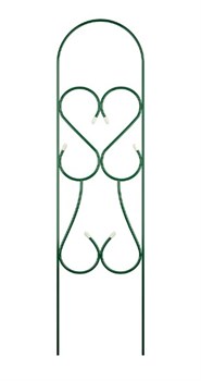 Шпалера садовая Green Line Узорная, 1.33x0.32м, металлическая, зеленая 38490
