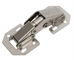 Петля мебельная 8-шарнирная, 77х32, малая, без врезки 75010