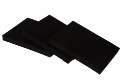 Губка для шлифования, Р60/80, Р60/100, Р80/120, 125x100x10мм, Кедр 062-0003, мягкая жесткость, набор 3шт. 51169