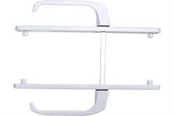 Ручка дверная APECS HP-92.7005-W, на планке, белая 33341