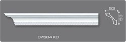 Плинтус потолочный 07504КD, 53x53ммx2м, пенополистирол, белый 26705