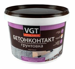 Грунтовка VGT ВД-АК-0301 Бетонконтакт, акриловая, 1.5кг, белая 92951