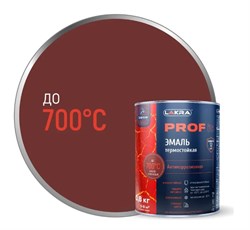 Эмаль Лакра PROF IT, термостойкая до 700С, антикоррозионная, 0.8кг, красно-коричневая 82441
