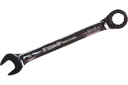 Ключ комбинированный MATRIX PROFESSIONAL 14809, 16мм, трещоточный, CrV зеркальный хром 42399