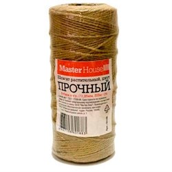 Шпагат джутовый Master House Прочный, 1.25ммx200м, 10кгс 54897