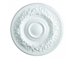 Розетка потолочная Лагом Формат Ф270-2, диаметр 200мм, инжекционный пенополистирол, белая 11740