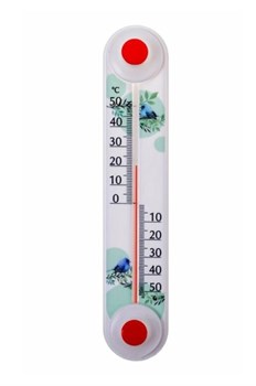 Термометр оконный Rexant Солнечный зонтик 70-0601, крепление на липучке - фото 17343