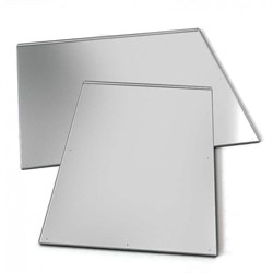Лист зеркальный 600x1000мм, отражающий, нержавеющая сталь - фото 21311