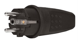 Вилка прямая каучук 2Р+РЕ 16А 250В IP44 TDM 11521 - фото 21641