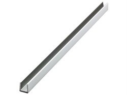 Планка для панелей торцевая алюминиевая 1010, 4x600мм - фото 23889