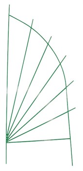 Шпалера Парус 1.8x0.72м, металлическая - фото 25708