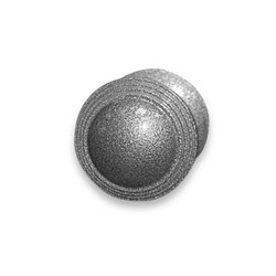 Ручка-кнопка РДК-1-Могилёв серебро - фото 25825