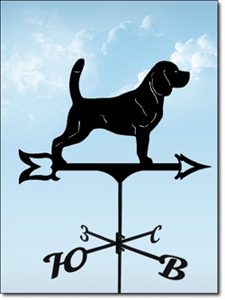 Флюгер металлический "Собака", 620x515мм - фото 27748